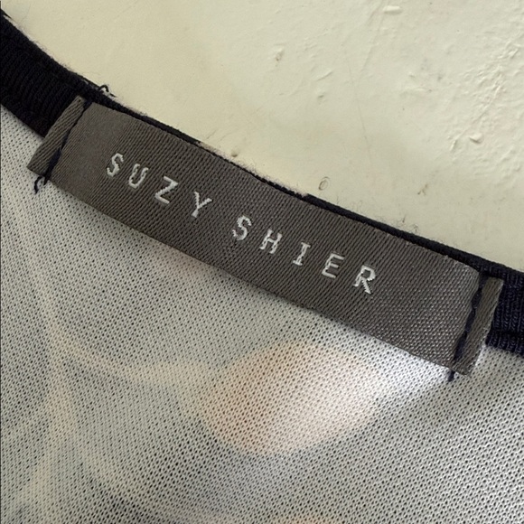 Suzy Shier Navy Floral Sleeveless Skater Dress NWOT Sm Vintage vibes - Picture 10 of 13